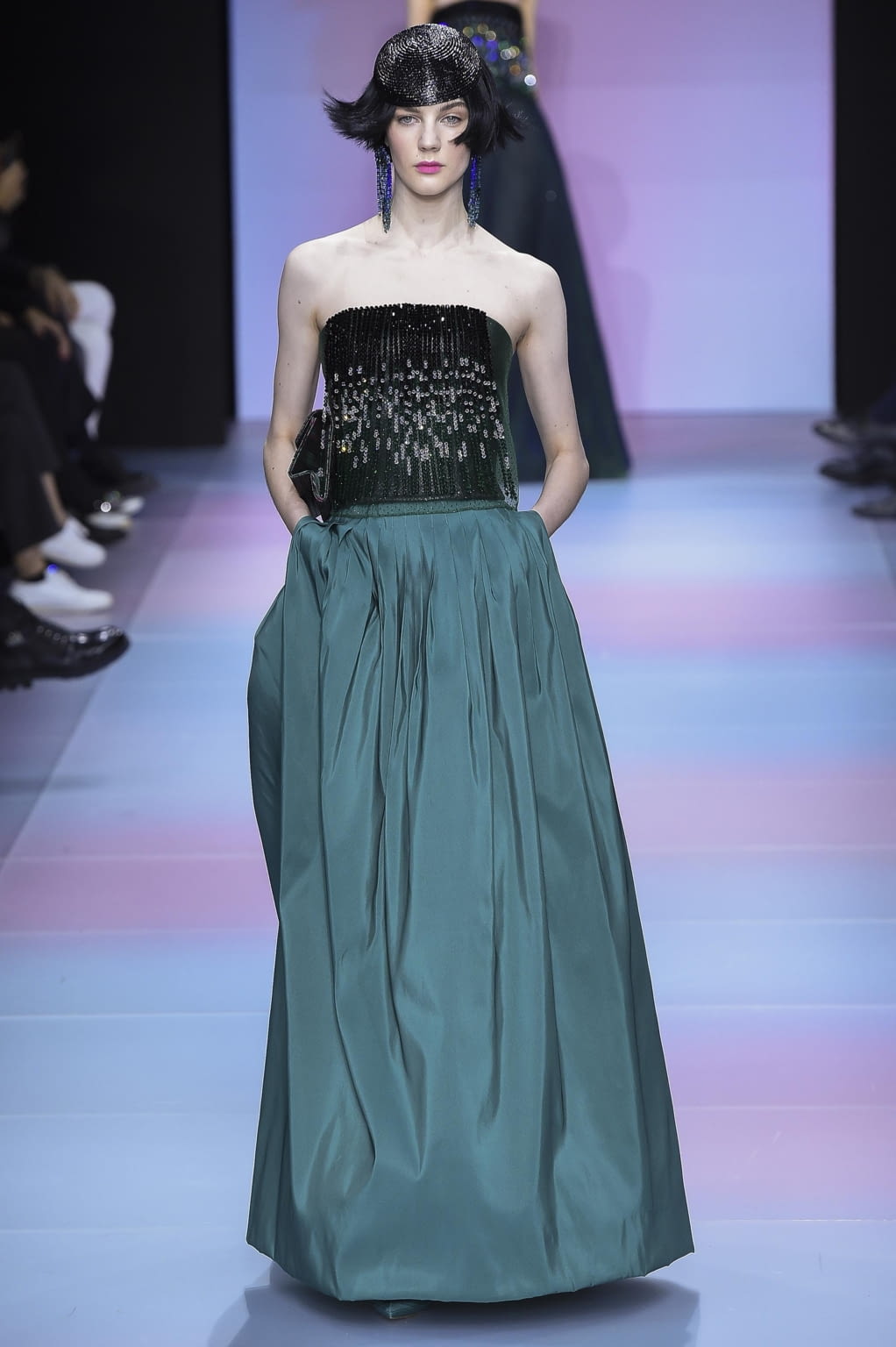 Fashion Week Paris Spring/Summer 2020 look 41 from the Giorgio Armani Privé collection couture