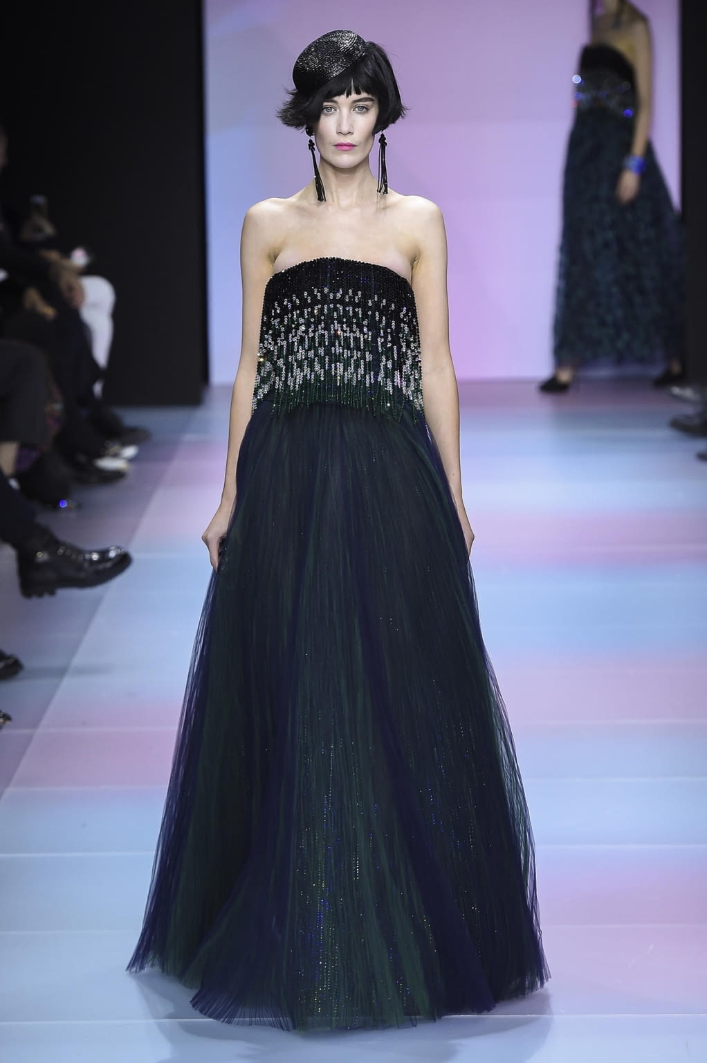 Fashion Week Paris Spring/Summer 2020 look 42 from the Giorgio Armani Privé collection couture