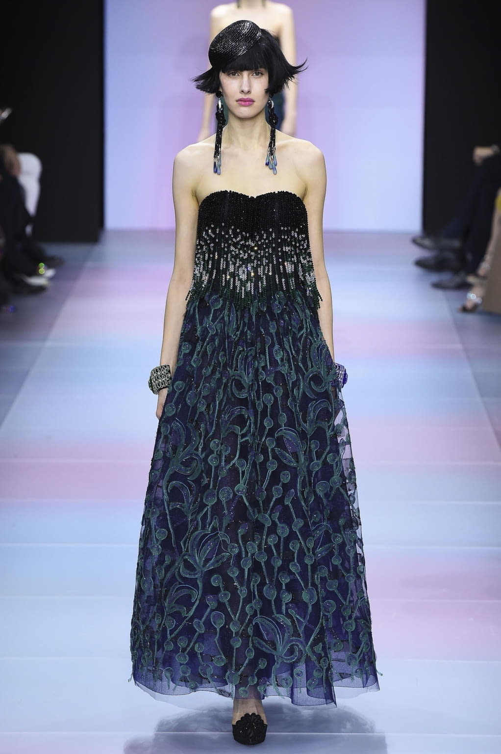 Fashion Week Paris Spring/Summer 2020 look 43 from the Giorgio Armani Privé collection 高级定制