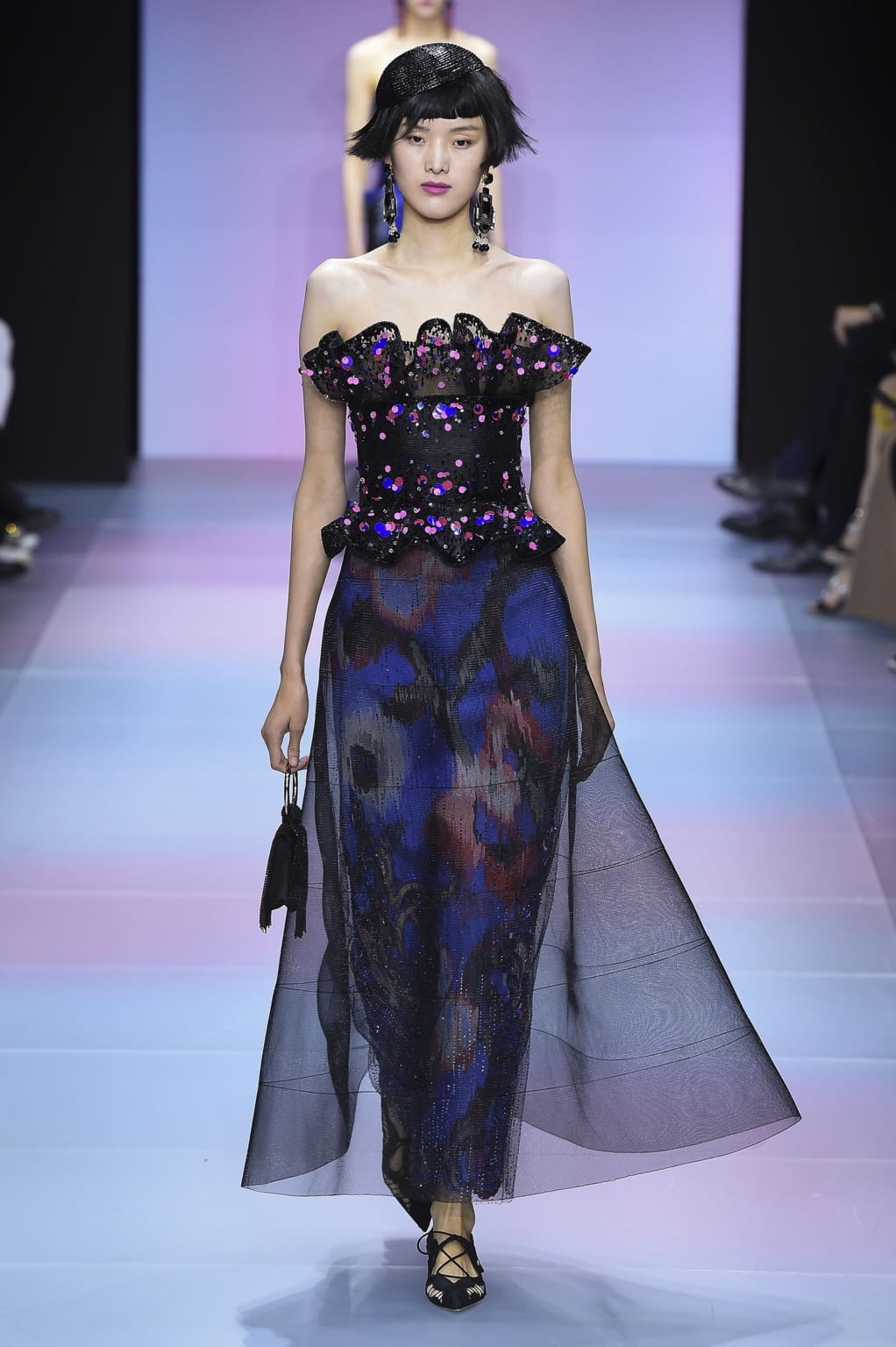 Fashion Week Paris Spring/Summer 2020 look 48 from the Giorgio Armani Privé collection couture