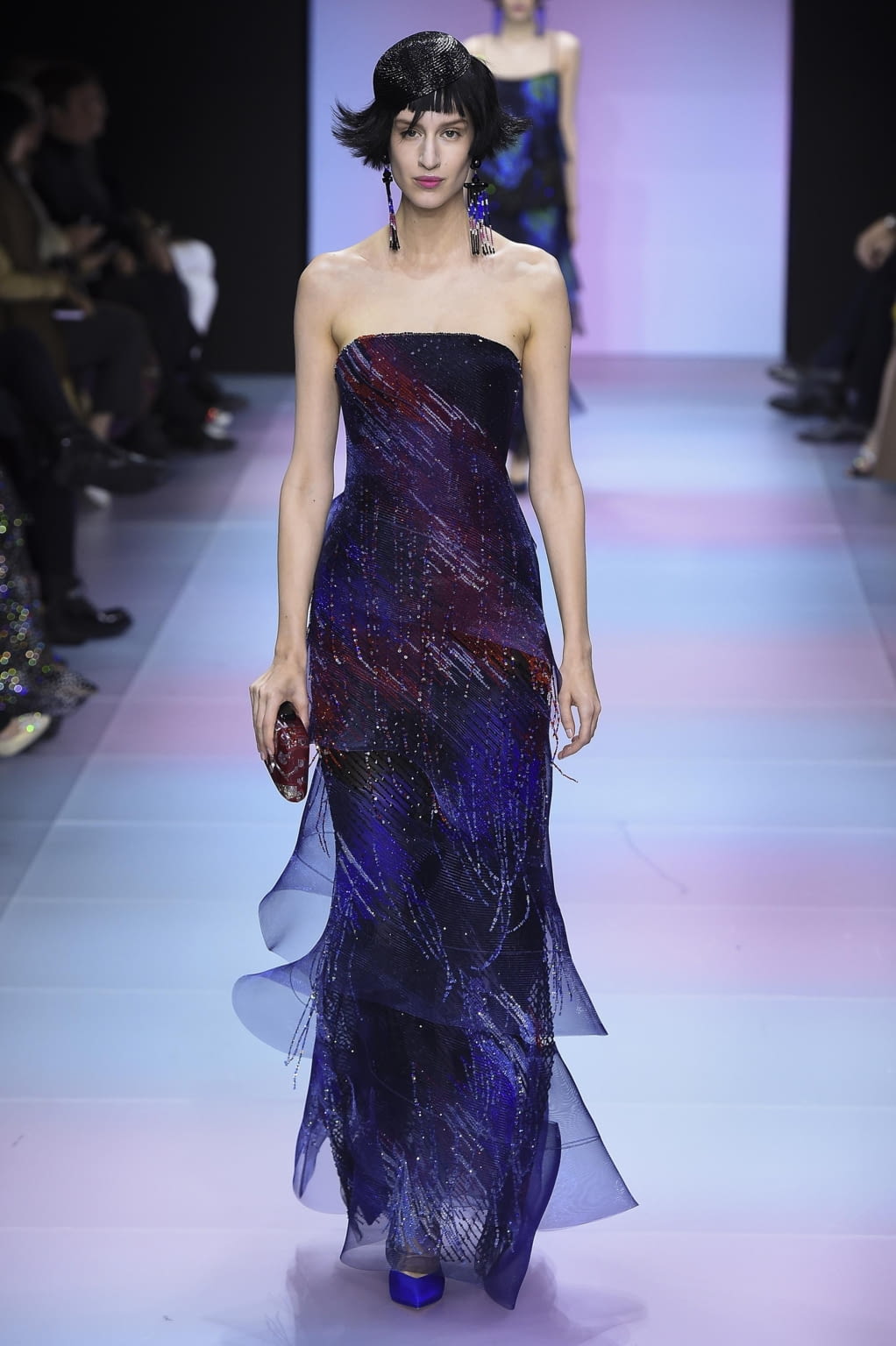 Fashion Week Paris Spring/Summer 2020 look 64 from the Giorgio Armani Privé collection couture