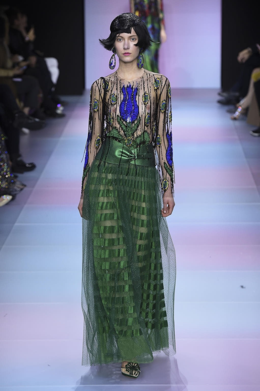 Fashion Week Paris Spring/Summer 2020 look 75 from the Giorgio Armani Privé collection couture