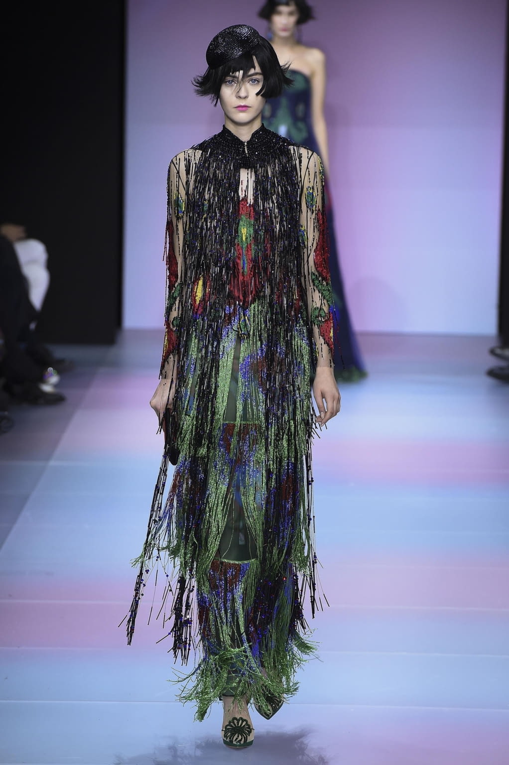 Fashion Week Paris Spring/Summer 2020 look 76 from the Giorgio Armani Privé collection couture