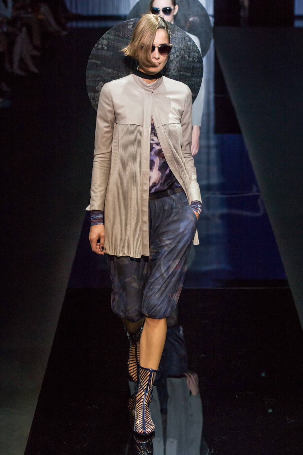 Fashion Week Milan Spring/Summer 2017 look 3 from the Giorgio Armani collection womenswear