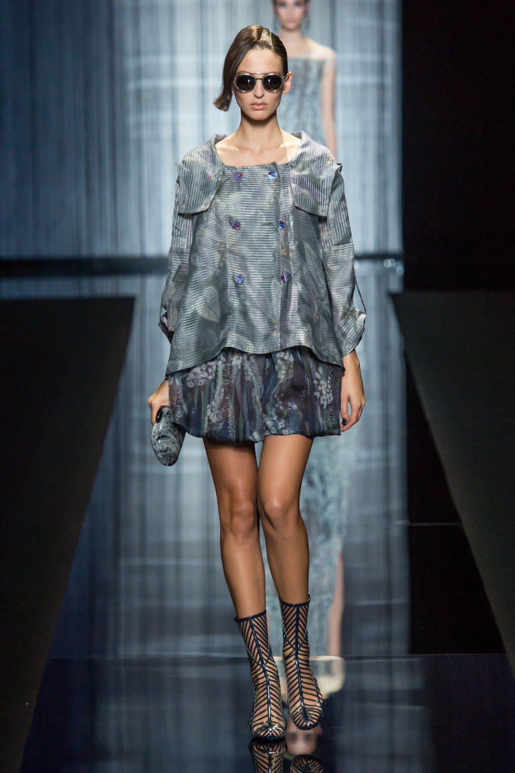 Fashion Week Milan Spring/Summer 2017 look 9 from the Giorgio Armani collection womenswear