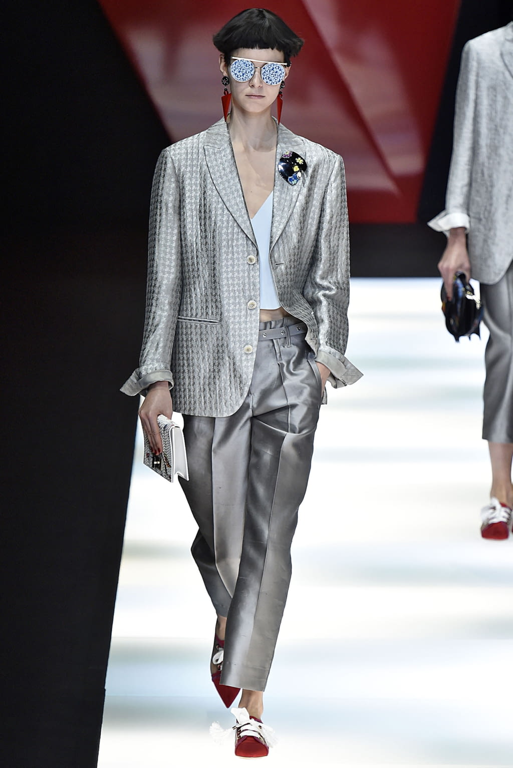 Fashion Week Milan Spring/Summer 2018 look 41 from the Giorgio Armani collection 女装