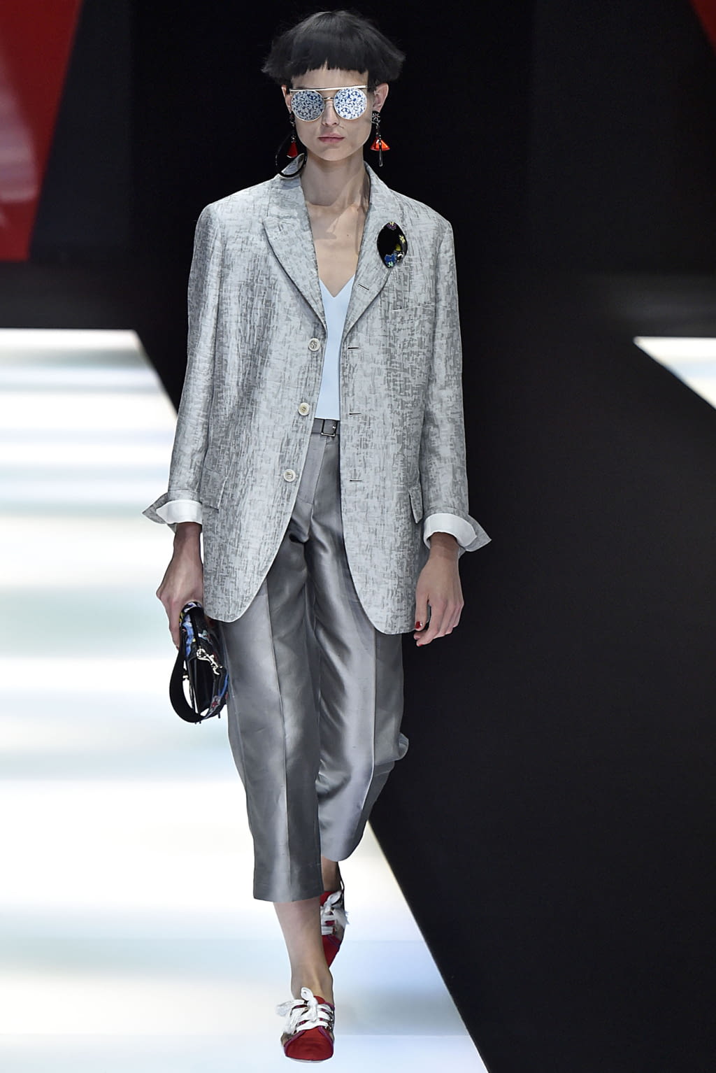 Fashion Week Milan Spring/Summer 2018 look 42 from the Giorgio Armani collection 女装