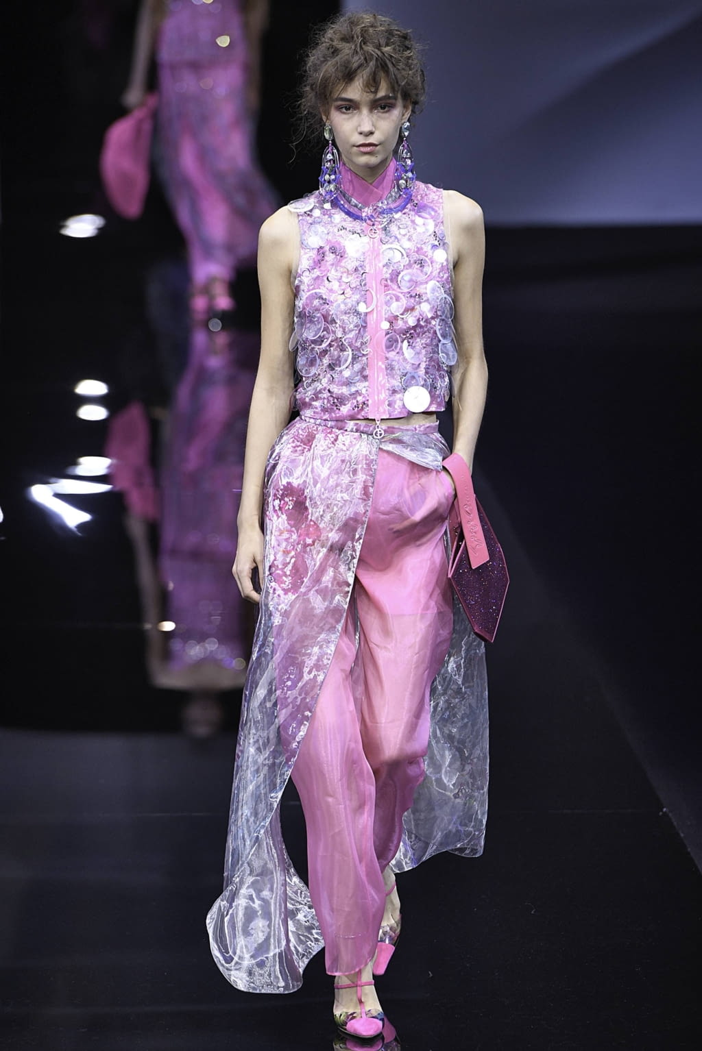 Fashion Week Milan Spring/Summer 2019 look 41 from the Giorgio Armani collection 女装