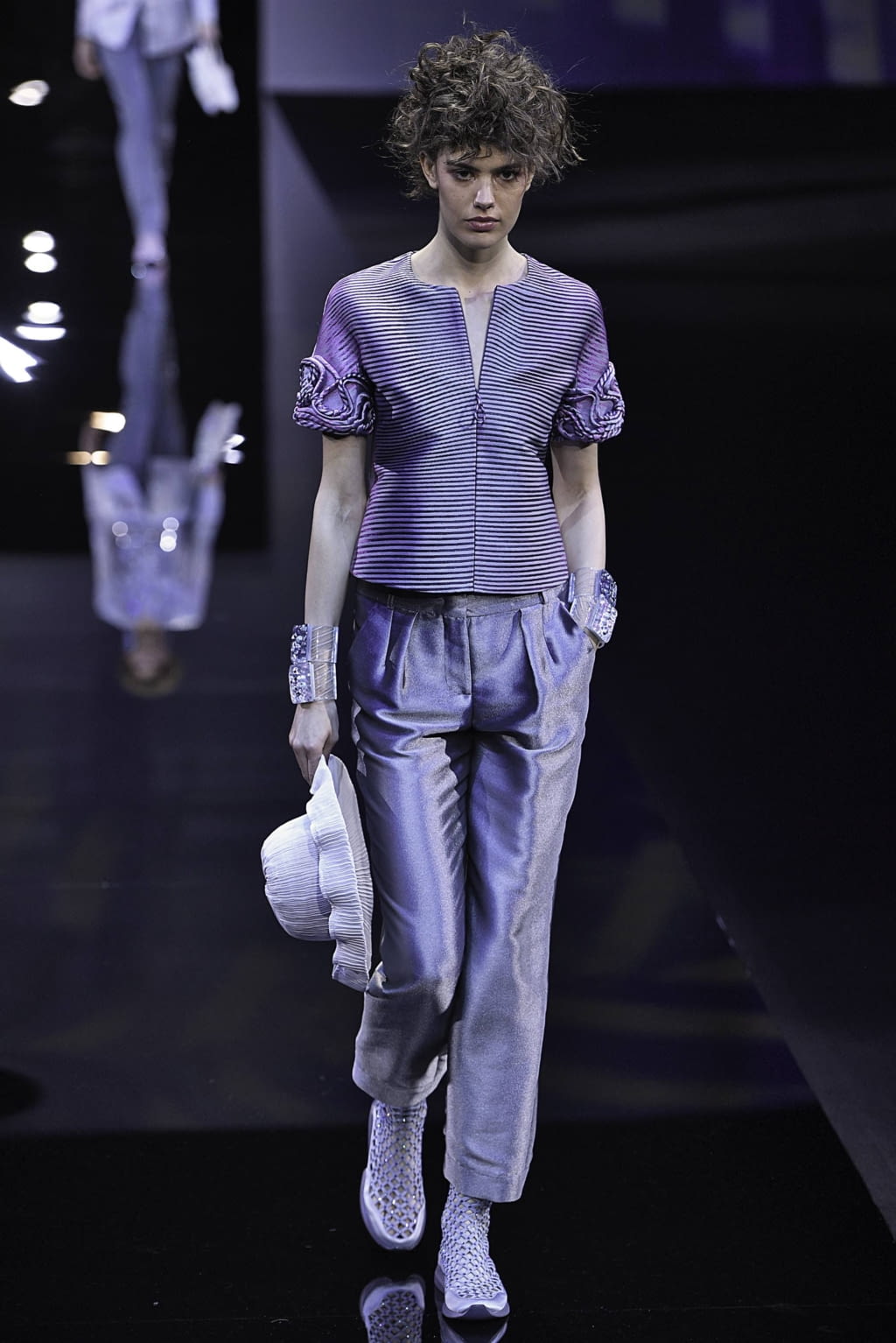 Fashion Week Milan Spring/Summer 2019 look 51 from the Giorgio Armani collection 女装
