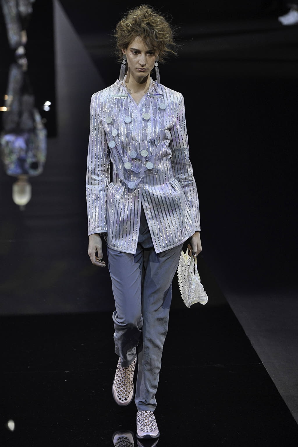 Fashion Week Milan Spring/Summer 2019 look 52 from the Giorgio Armani collection 女装