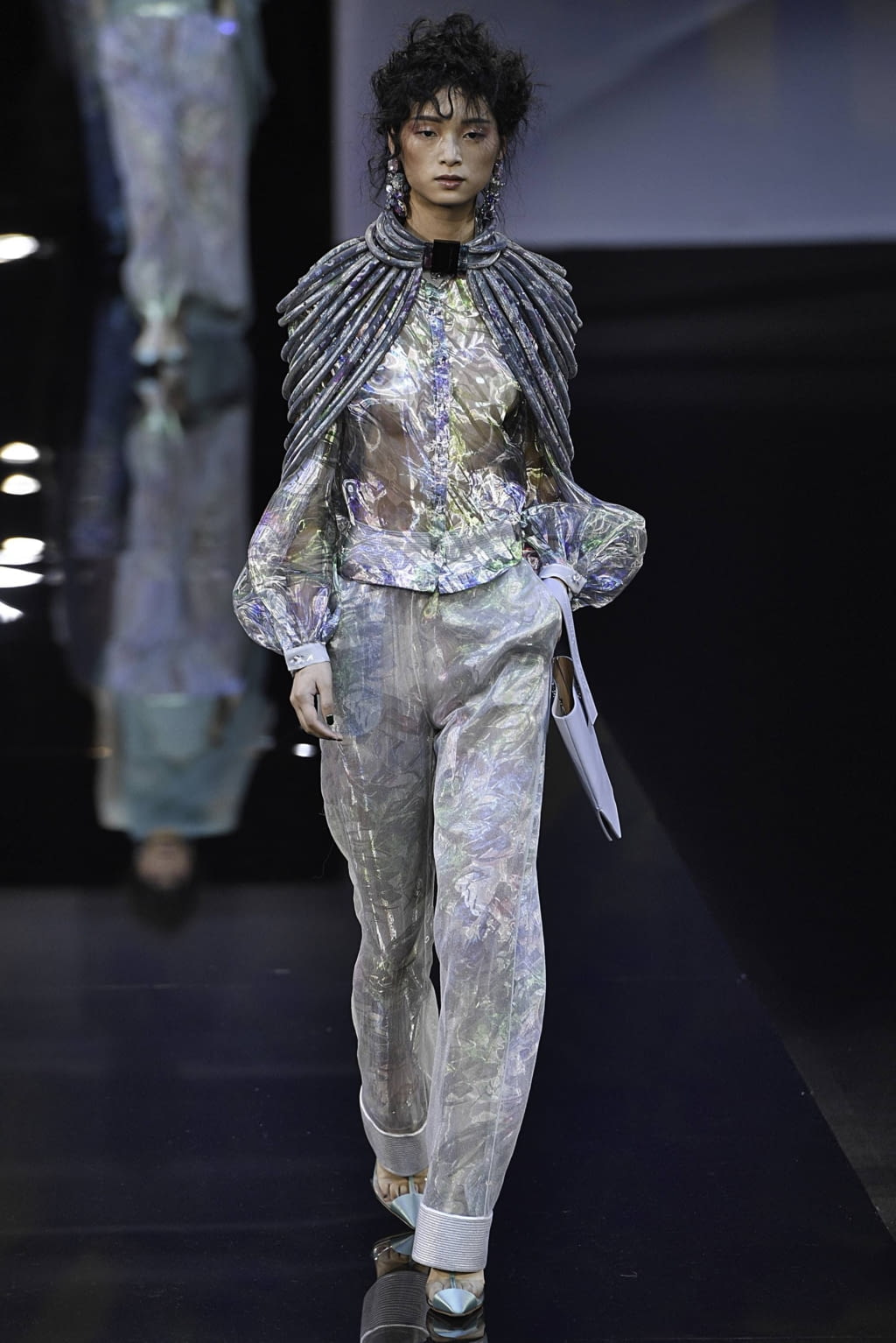 Fashion Week Milan Spring/Summer 2019 look 54 from the Giorgio Armani collection 女装