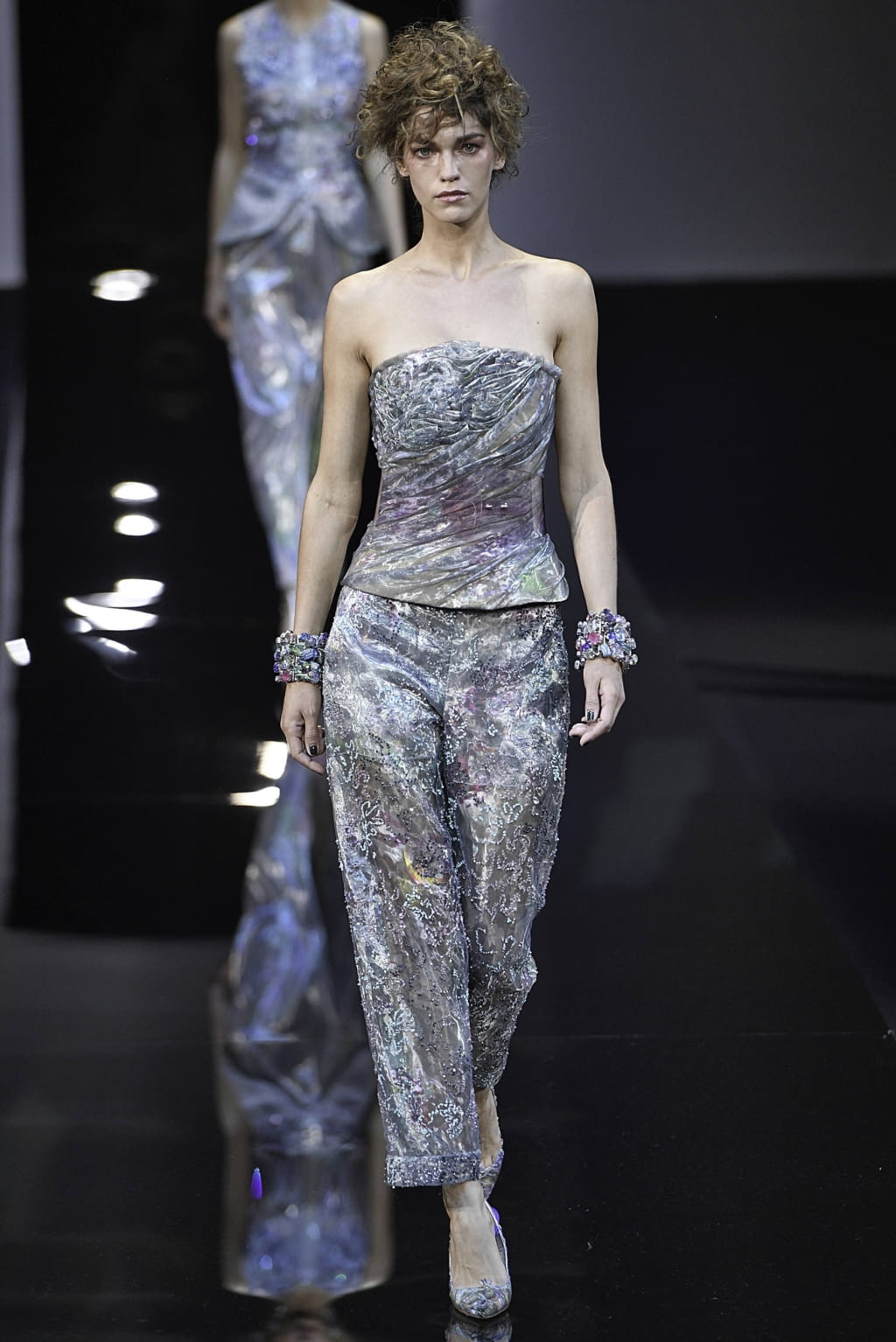 Fashion Week Milan Spring/Summer 2019 look 62 de la collection Giorgio Armani womenswear