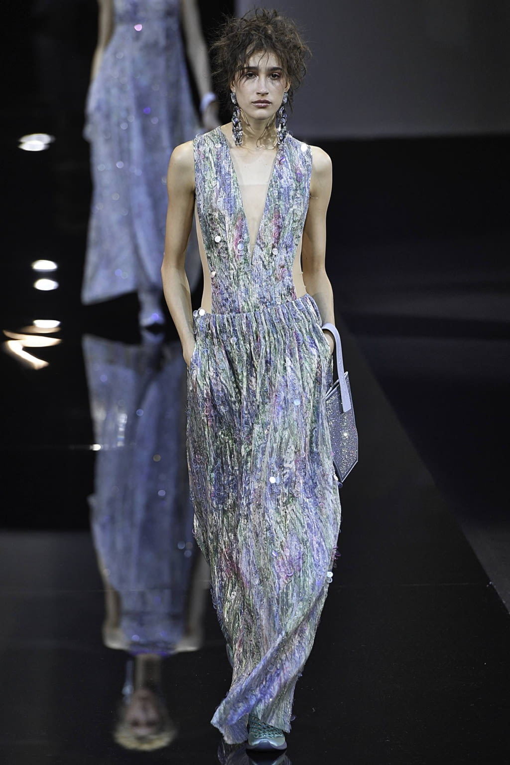Fashion Week Milan Spring/Summer 2019 look 70 from the Giorgio Armani collection 女装