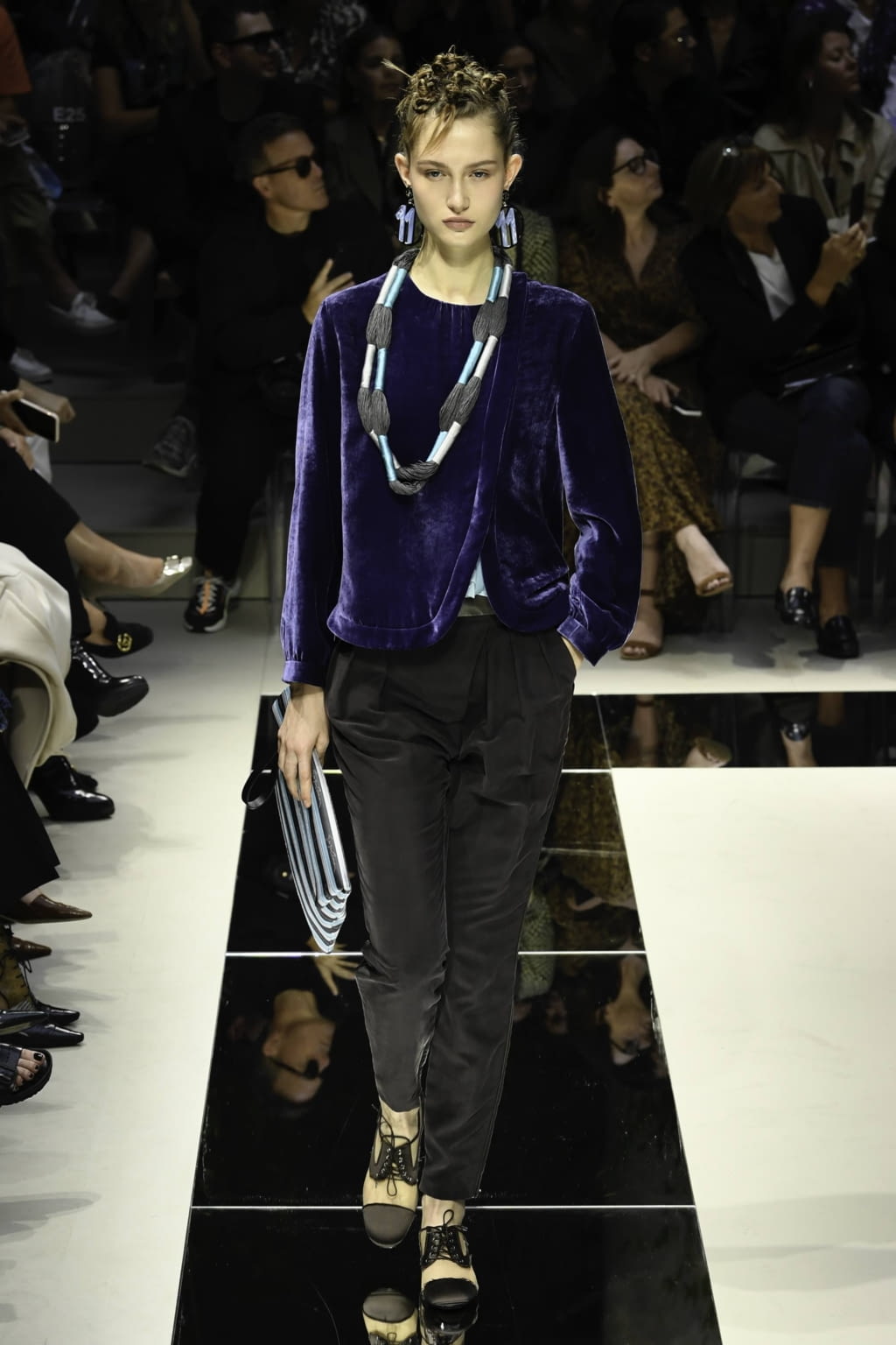 Fashion Week Milan Spring/Summer 2020 look 12 from the Giorgio Armani collection 女装