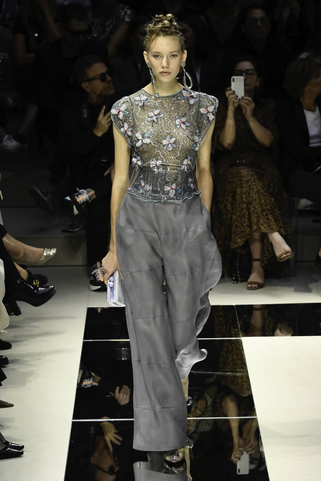 Fashion Week Milan Spring/Summer 2020 look 61 from the Giorgio Armani collection womenswear