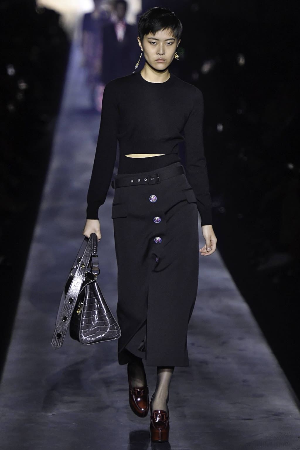 Fashion Week Paris Fall/Winter 2019 look 49 from the Givenchy collection 女装