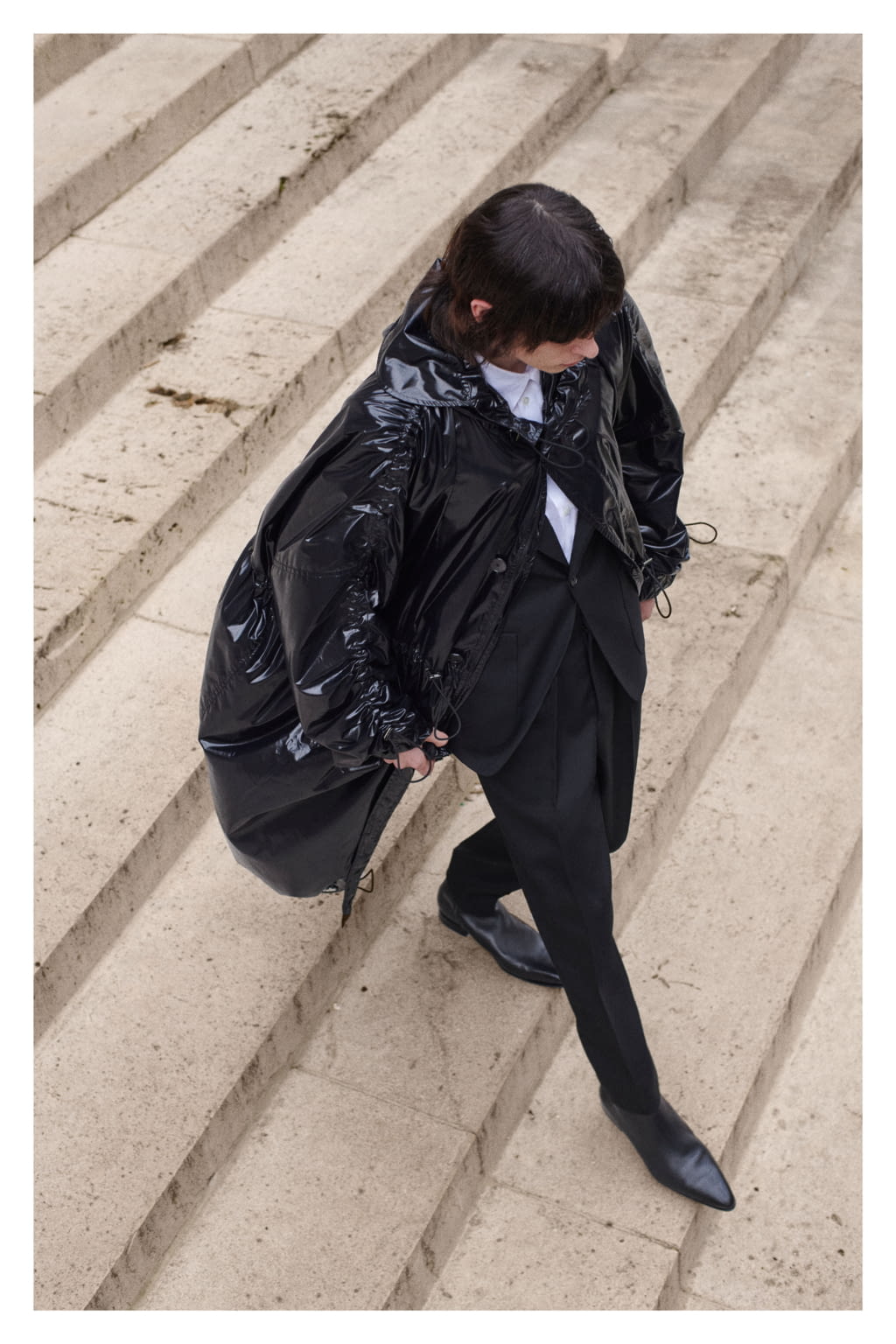 Fashion Week Paris Fall/Winter 2019 look 3 from the Givenchy collection 男装