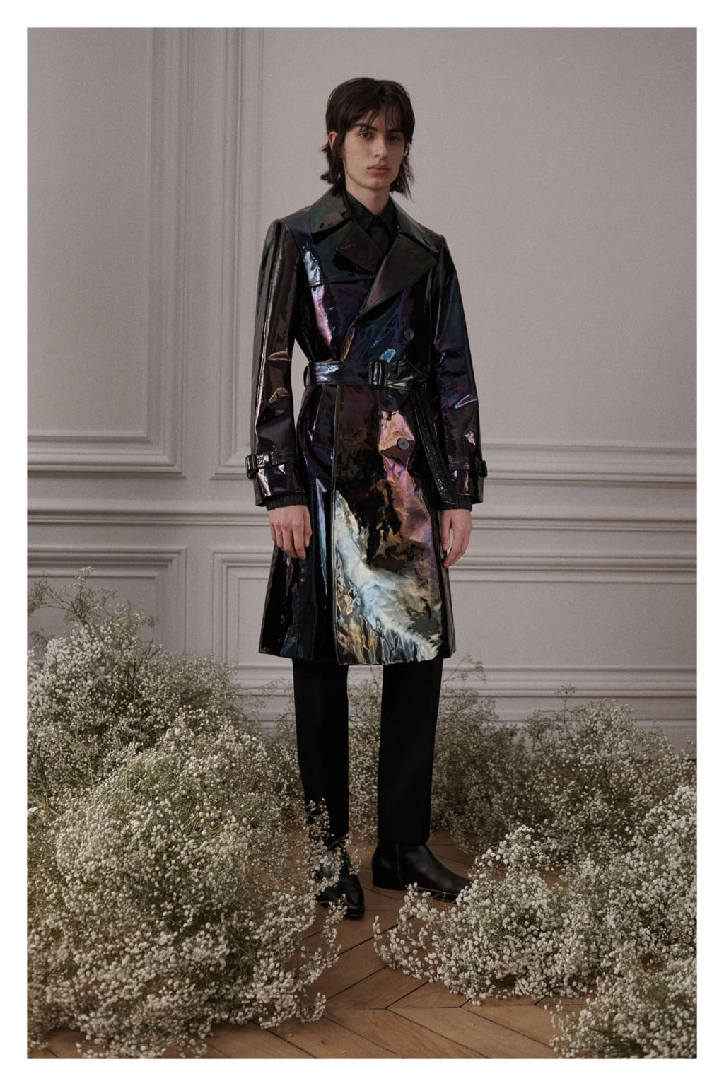 Fashion Week Paris Fall/Winter 2019 look 4 from the Givenchy collection 男装