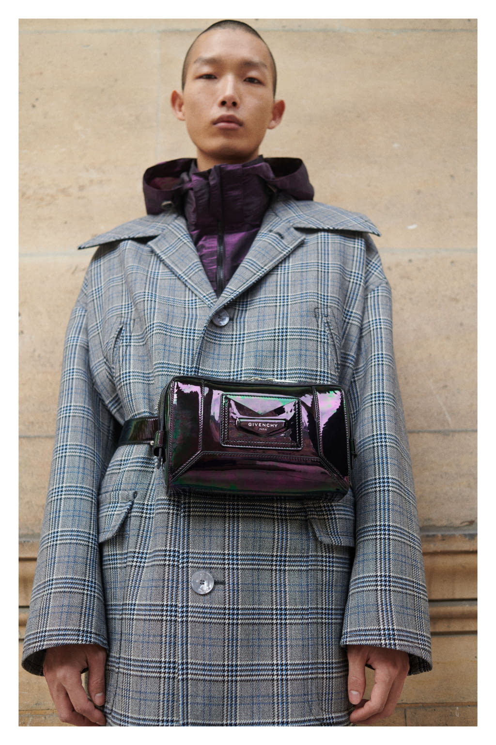 Fashion Week Paris Fall/Winter 2019 look 7 de la collection Givenchy menswear