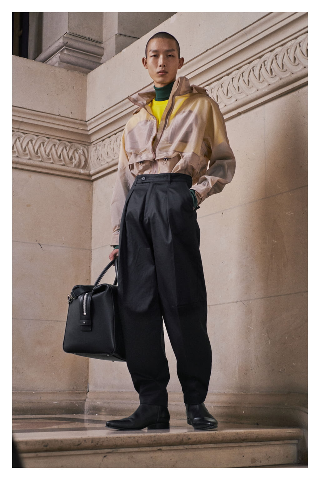 Fashion Week Paris Fall/Winter 2019 look 22 de la collection Givenchy menswear