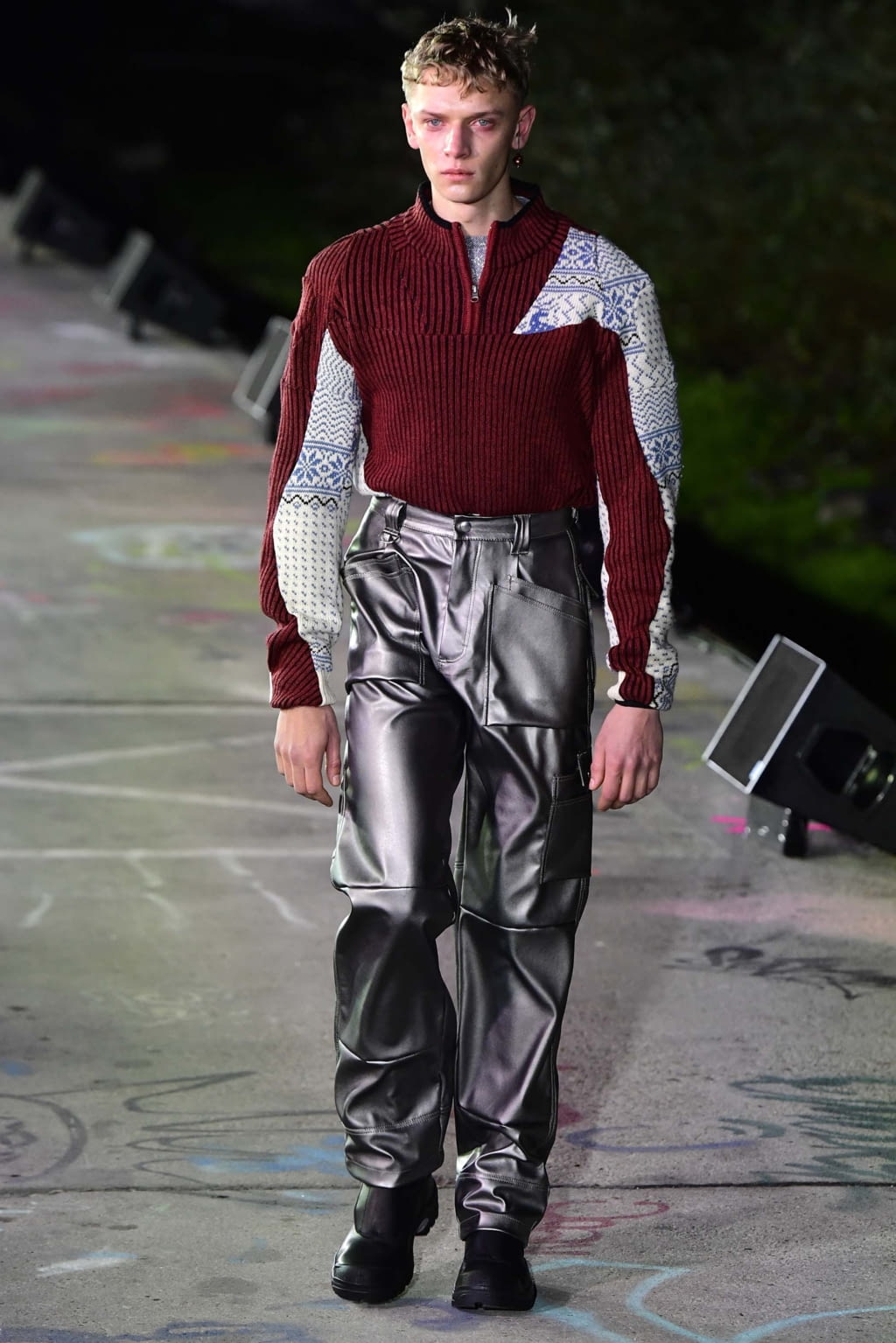 Fashion Week Paris Fall/Winter 2018 look 21 from the GmbH collection menswear