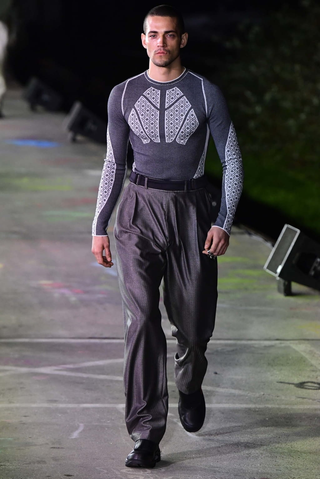 Fashion Week Paris Fall/Winter 2018 look 22 from the GmbH collection 男装