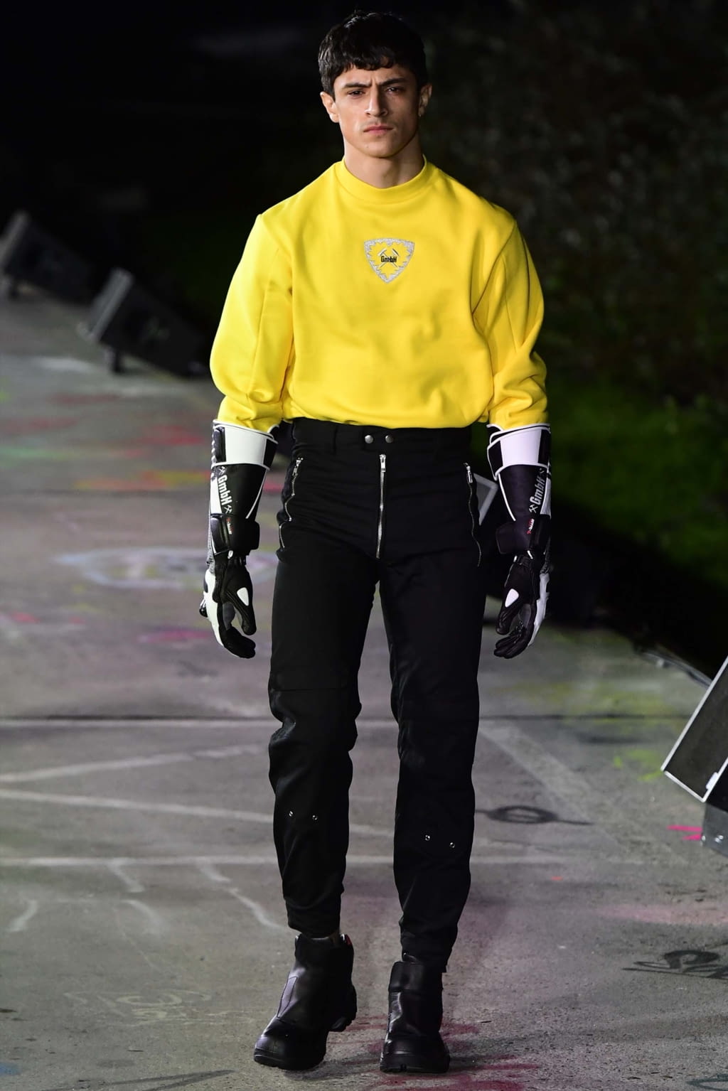 Fashion Week Paris Fall/Winter 2018 look 26 from the GmbH collection menswear