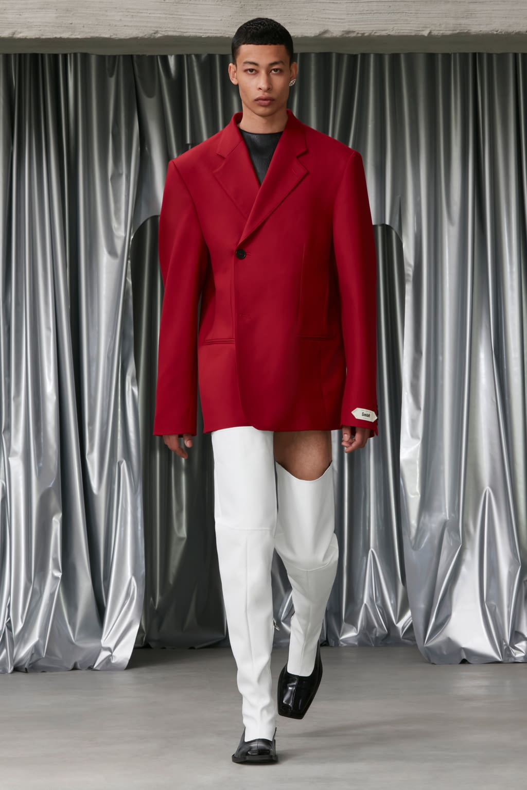 Fashion Week Paris Fall/Winter 2022 look 6 from the GmbH collection menswear