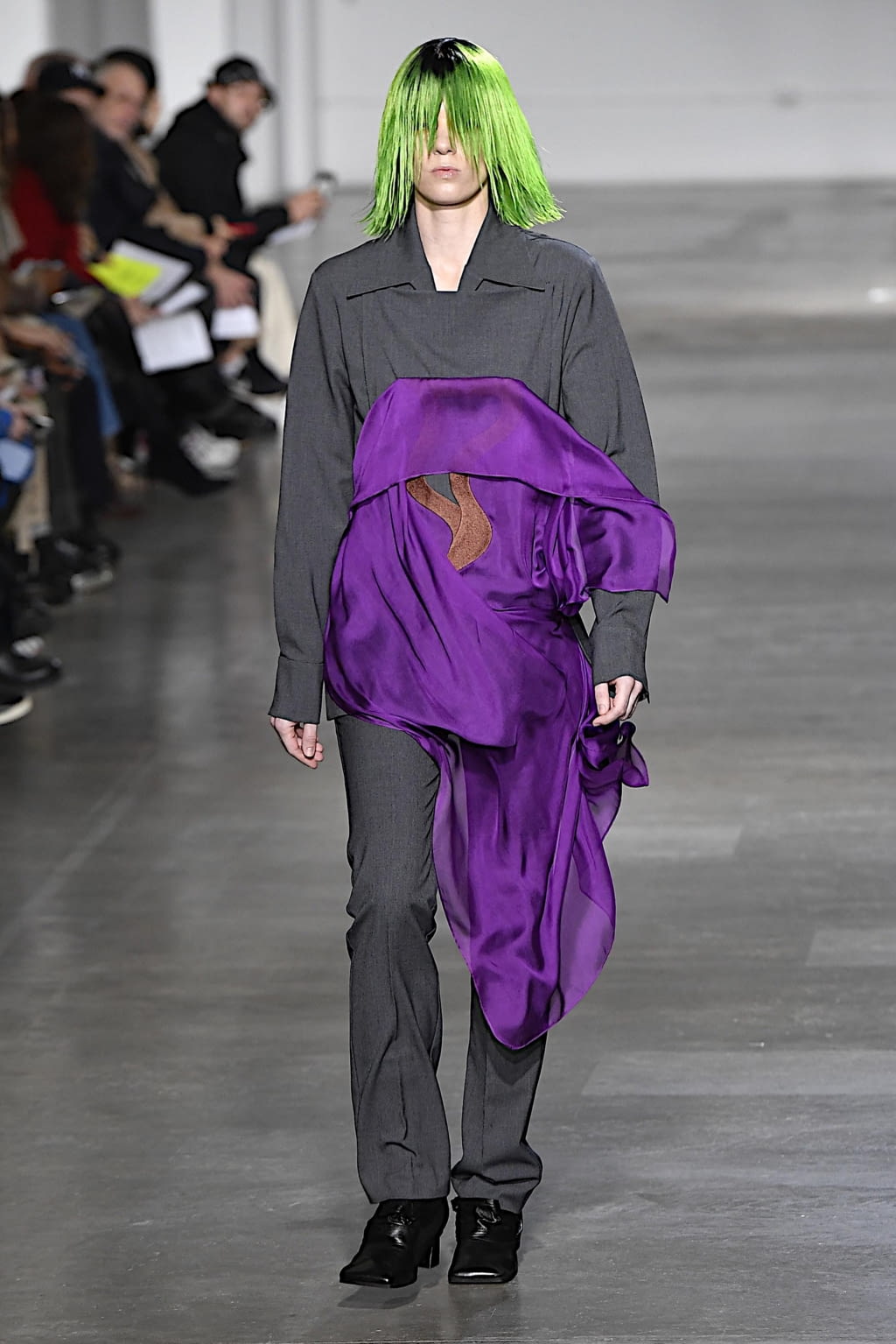 Fashion Week London Fall/Winter 2020 look 14 from the Fashion East collection womenswear