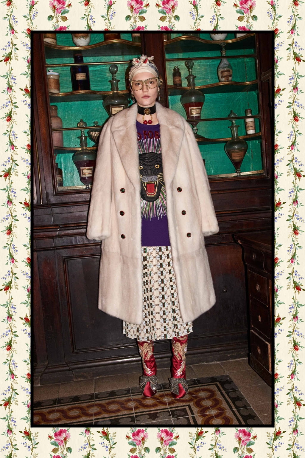 Fashion Week Milan Pre-Fall 2017 look 11 from the Gucci collection womenswear