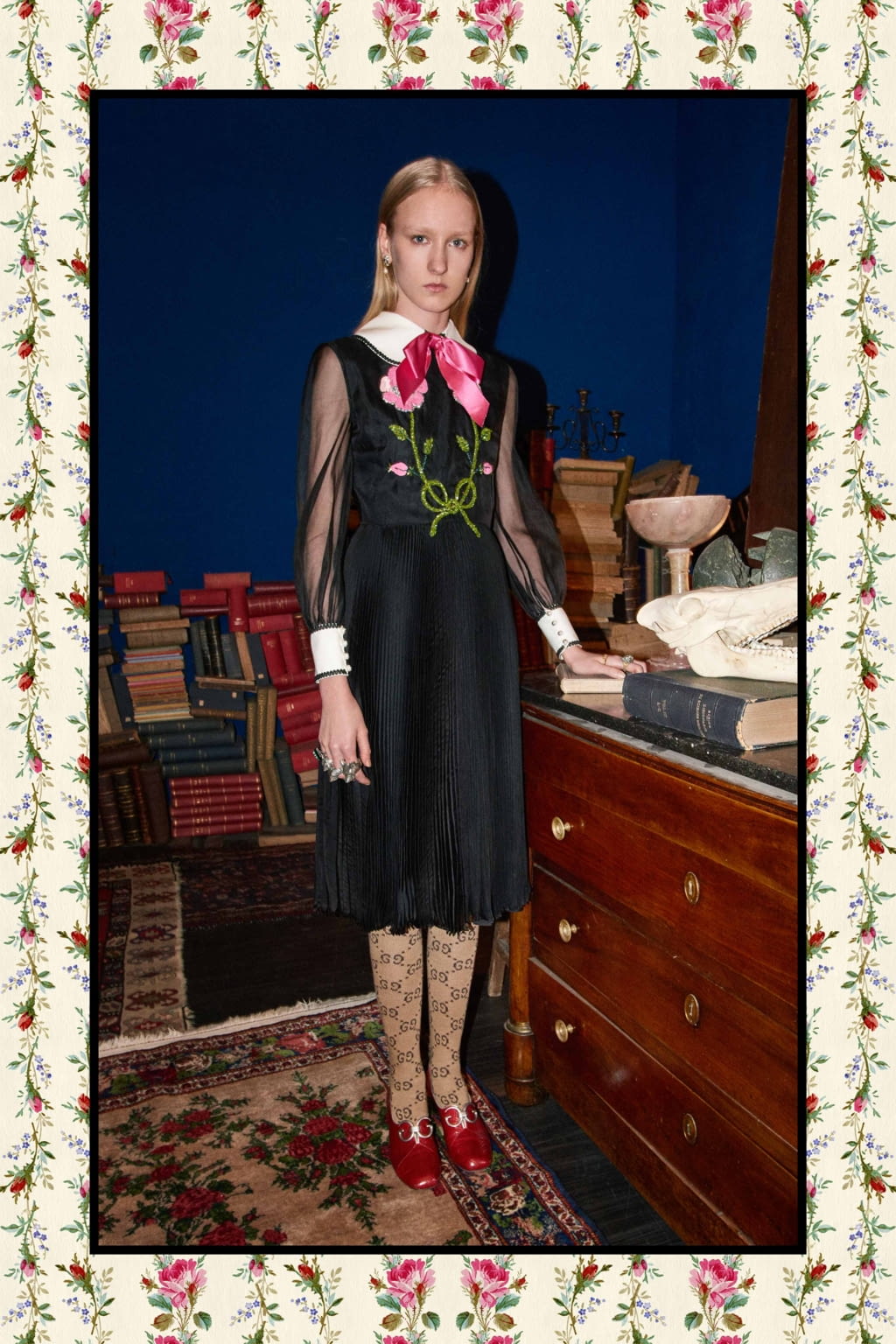 Fashion Week Milan Pre-Fall 2017 look 15 from the Gucci collection womenswear