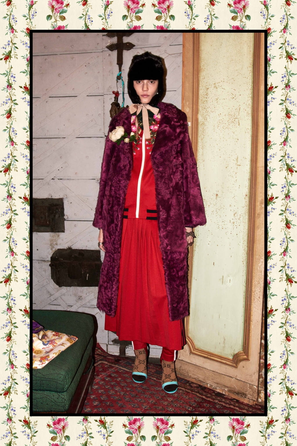 Fashion Week Milan Pre-Fall 2017 look 16 from the Gucci collection 女装