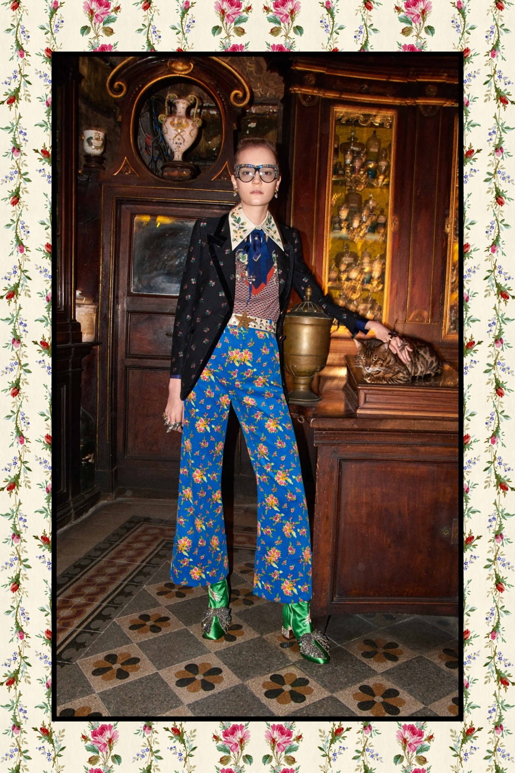 Fashion Week Milan Pre-Fall 2017 look 18 from the Gucci collection womenswear