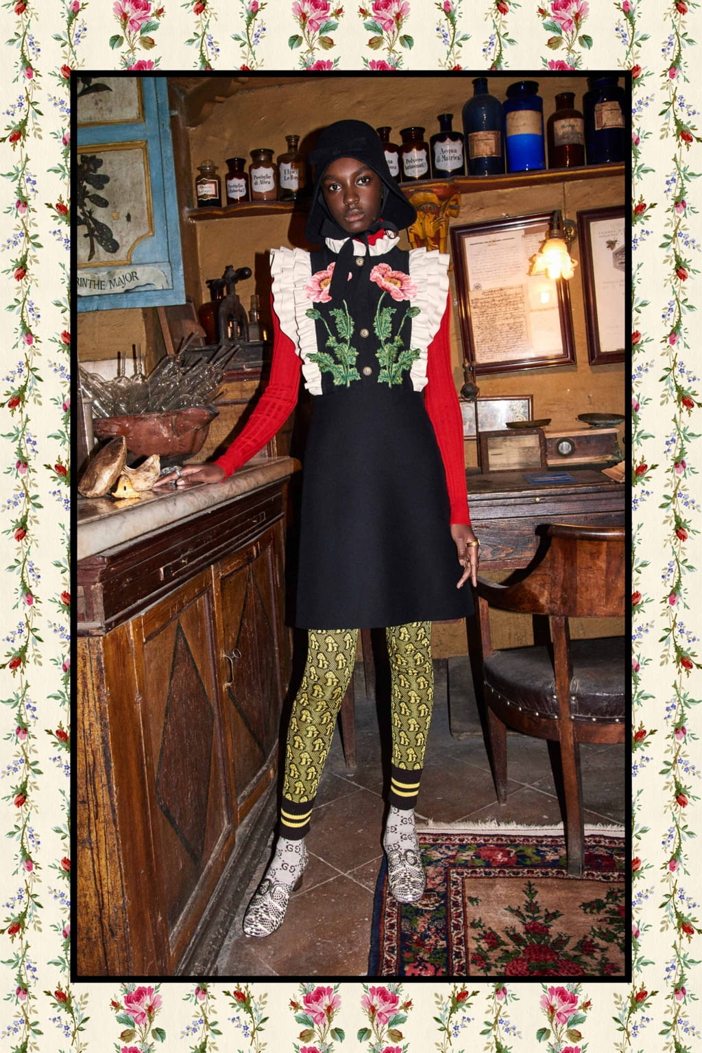 Fashion Week Milan Pre-Fall 2017 look 26 from the Gucci collection womenswear