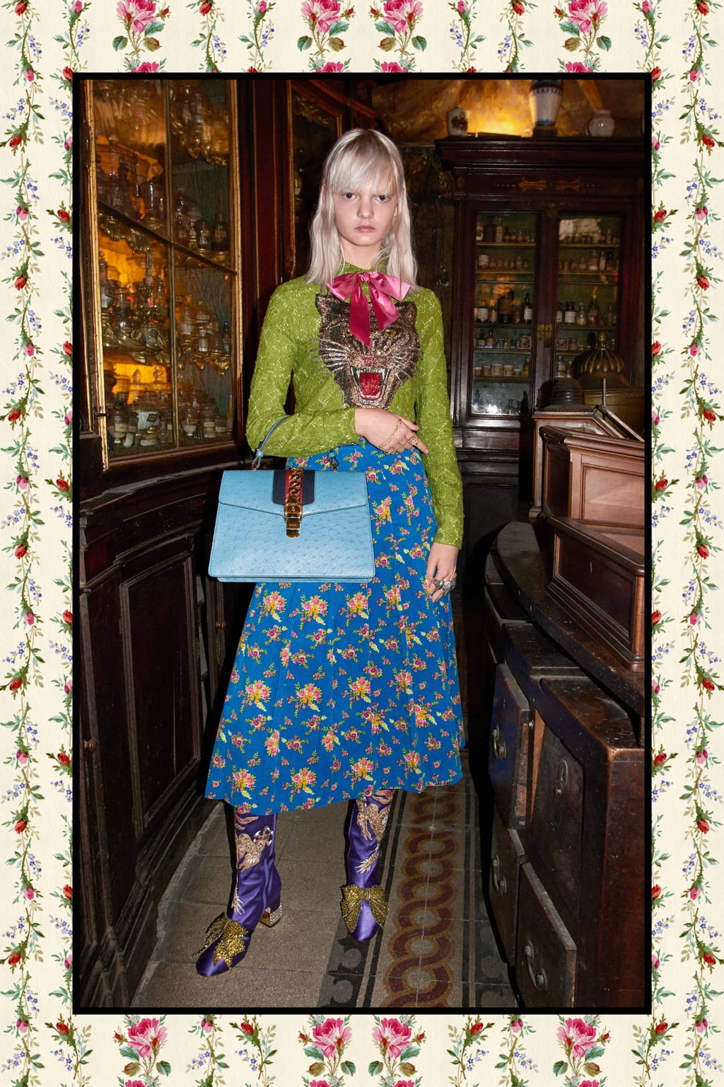 Fashion Week Milan Pre-Fall 2017 look 27 from the Gucci collection womenswear
