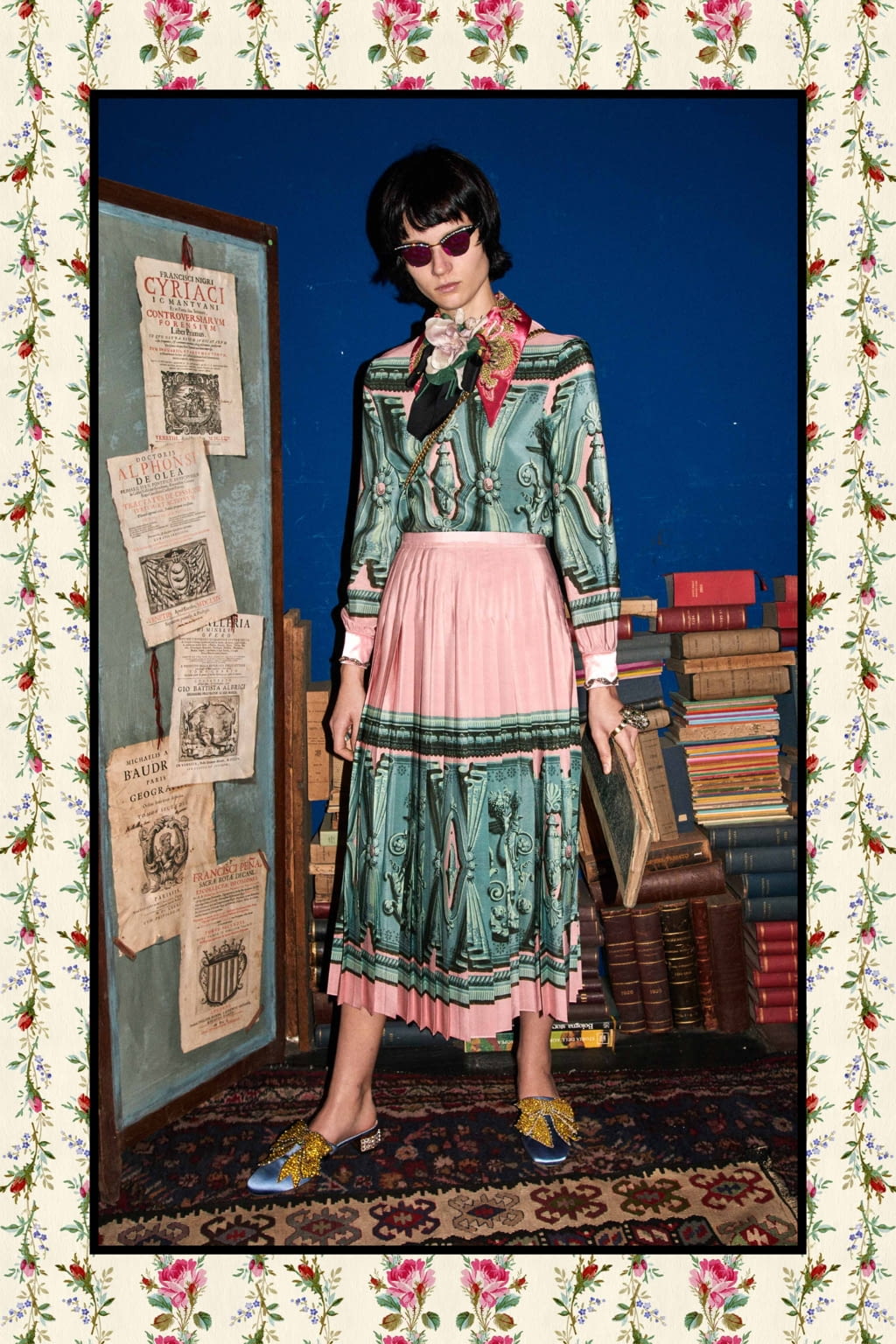 Fashion Week Milan Pre-Fall 2017 look 30 from the Gucci collection 女装