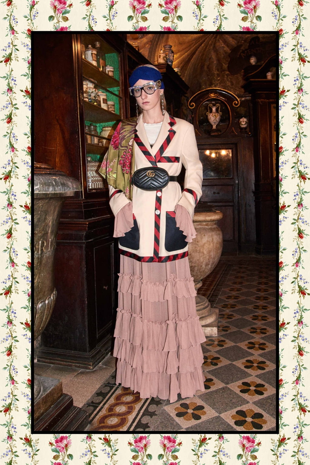 Fashion Week Milan Pre-Fall 2017 look 33 from the Gucci collection 女装