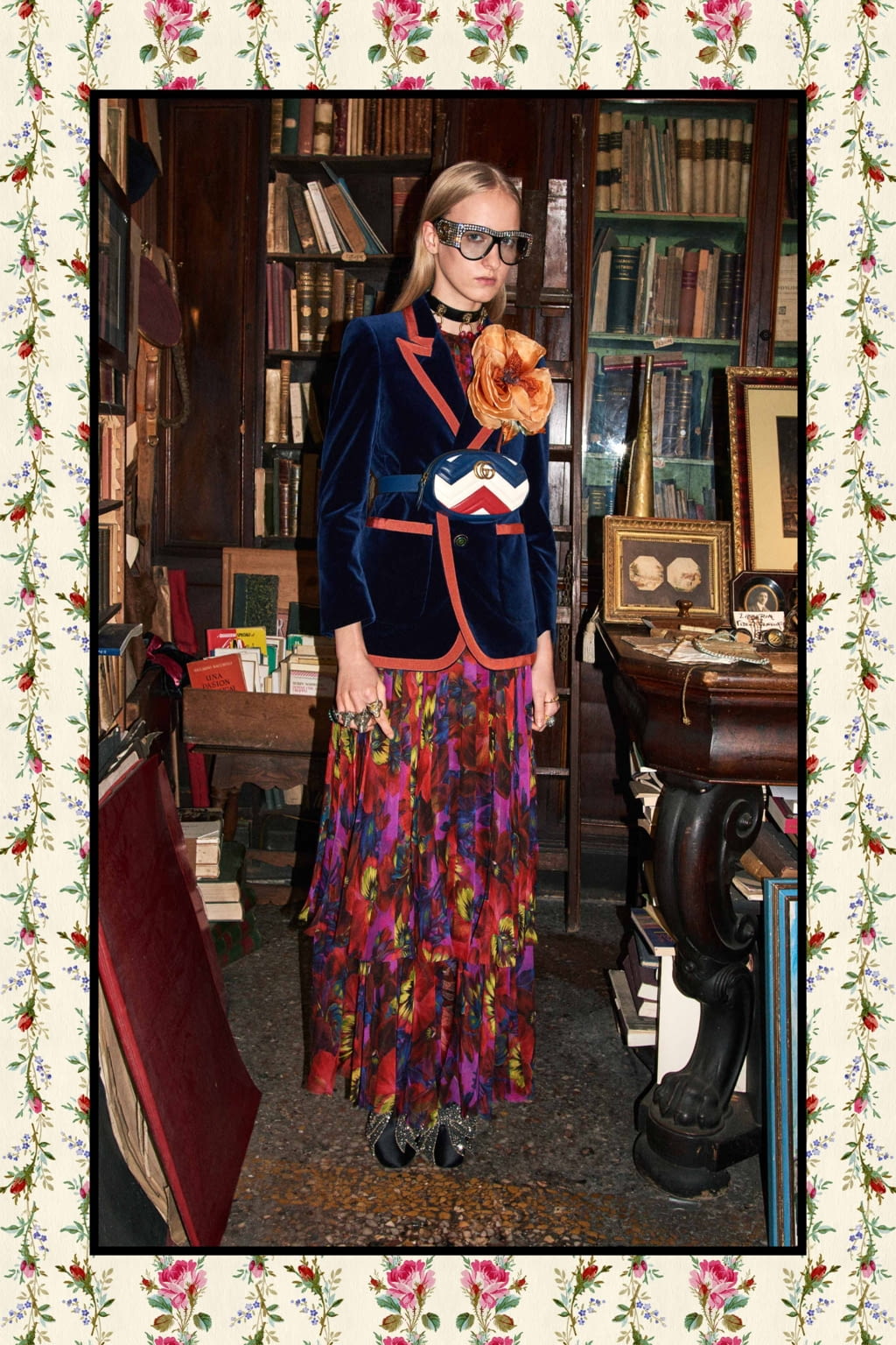 Fashion Week Milan Pre-Fall 2017 look 37 from the Gucci collection womenswear