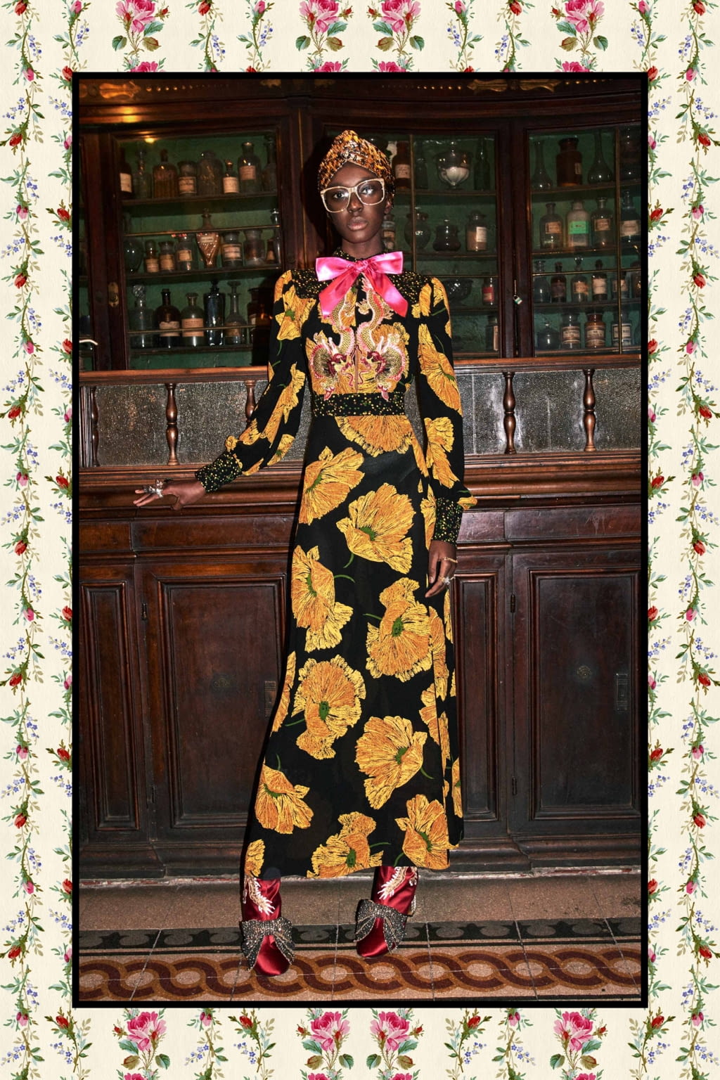 Fashion Week Milan Pre-Fall 2017 look 43 de la collection Gucci womenswear