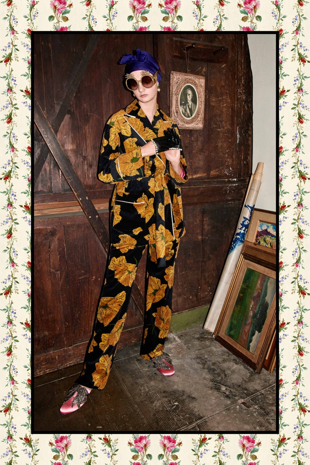 Fashion Week Milan Pre-Fall 2017 look 47 from the Gucci collection womenswear