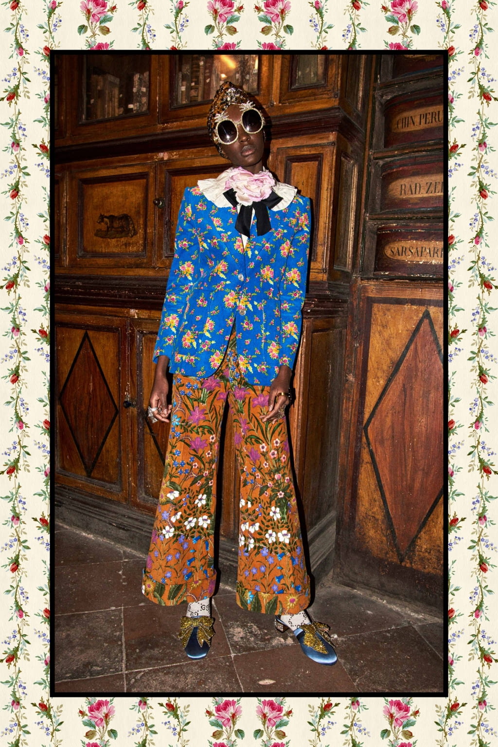 Fashion Week Milan Pre-Fall 2017 look 5 from the Gucci collection womenswear
