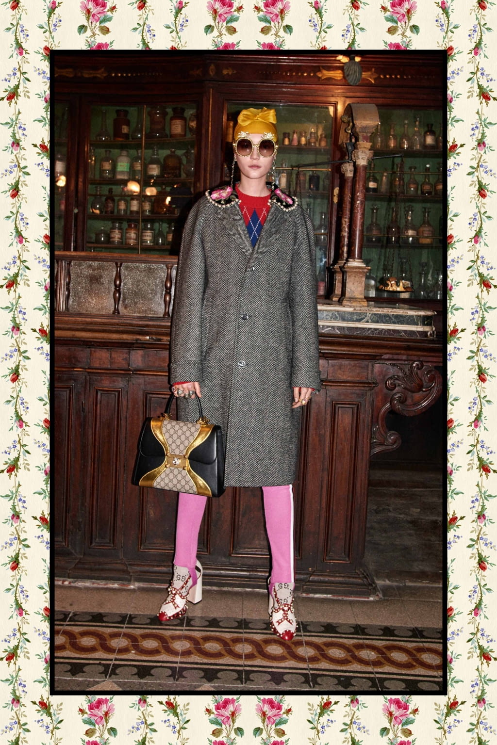 Fashion Week Milan Pre-Fall 2017 look 51 from the Gucci collection womenswear