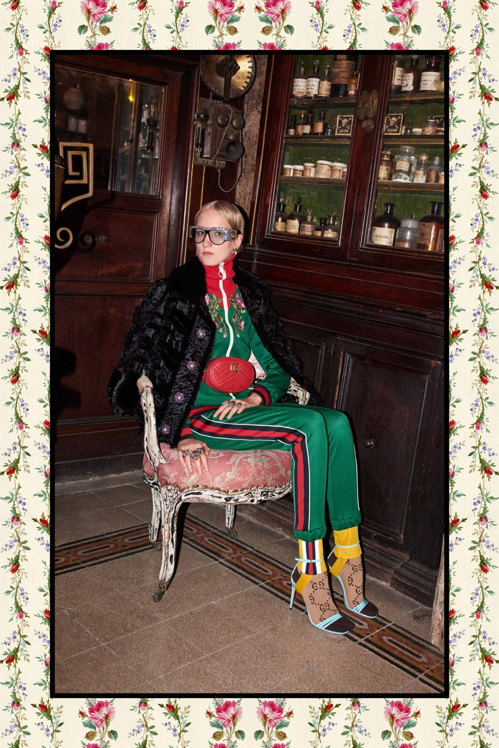 Fashion Week Milan Pre-Fall 2017 look 61 from the Gucci collection 女装