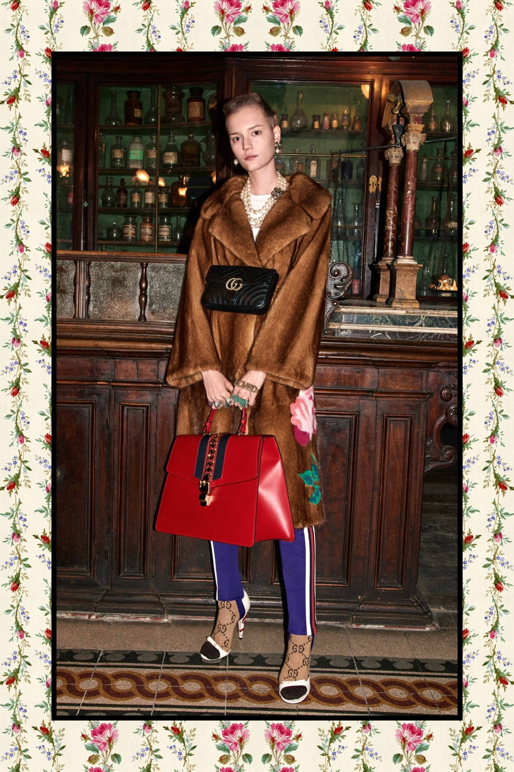 Fashion Week Milan Pre-Fall 2017 look 64 from the Gucci collection 女装