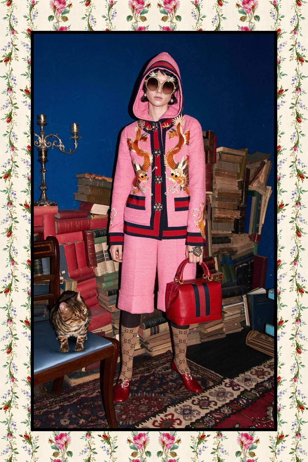 Fashion Week Milan Pre-Fall 2017 look 65 from the Gucci collection 女装