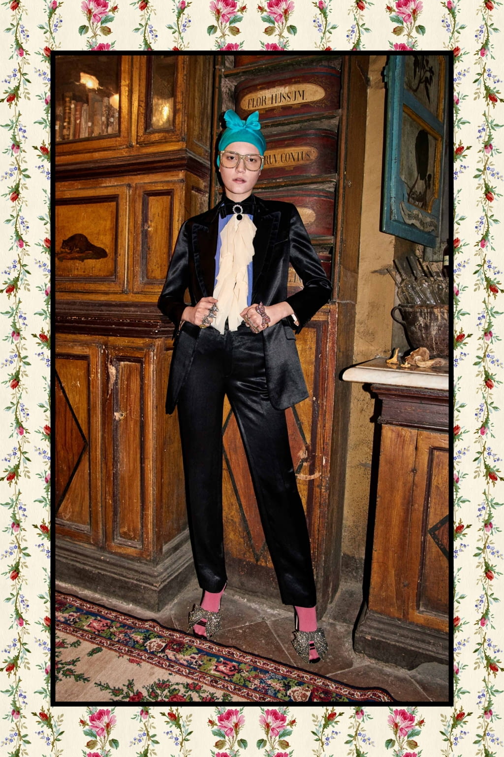 Fashion Week Milan Pre-Fall 2017 look 70 from the Gucci collection womenswear