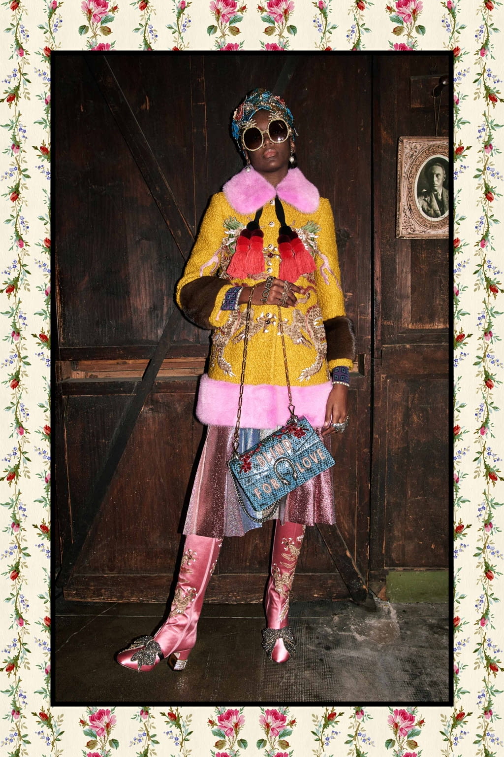 Fashion Week Milan Pre-Fall 2017 look 72 from the Gucci collection 女装