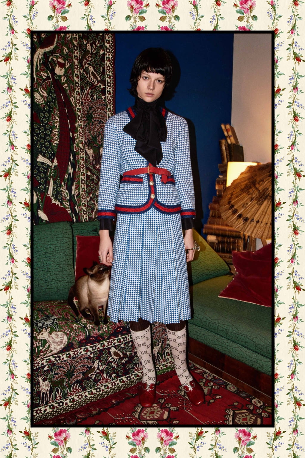 Fashion Week Milan Pre-Fall 2017 look 8 from the Gucci collection womenswear