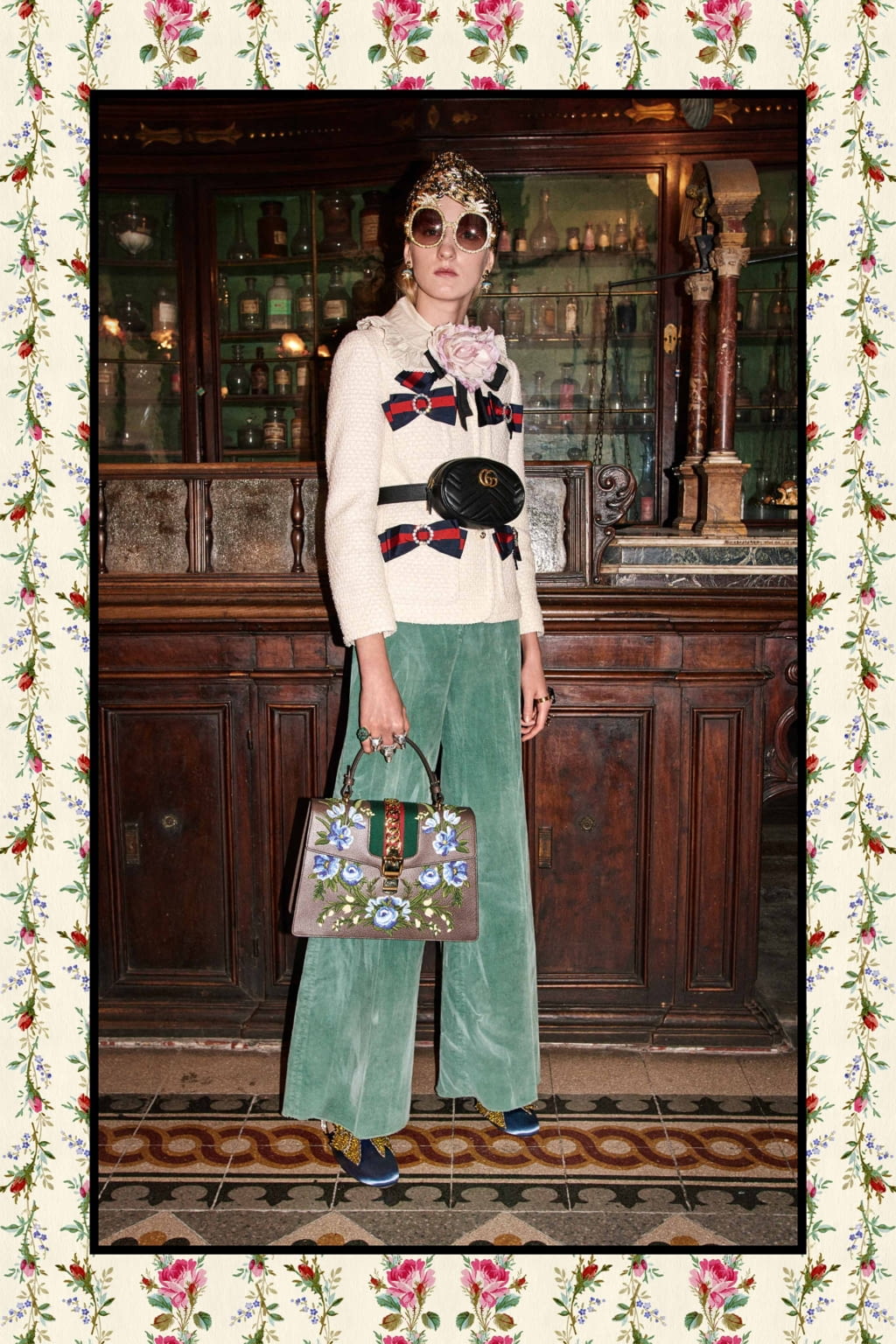 Fashion Week Milan Pre-Fall 2017 look 85 from the Gucci collection 女装