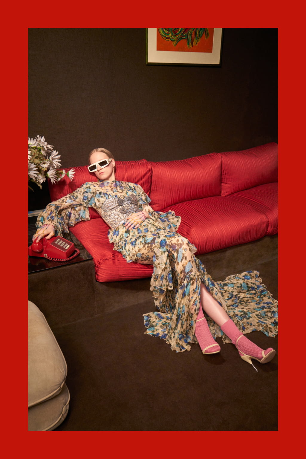 Fashion Week Milan Pre-Fall 2018 look 12 de la collection Gucci womenswear